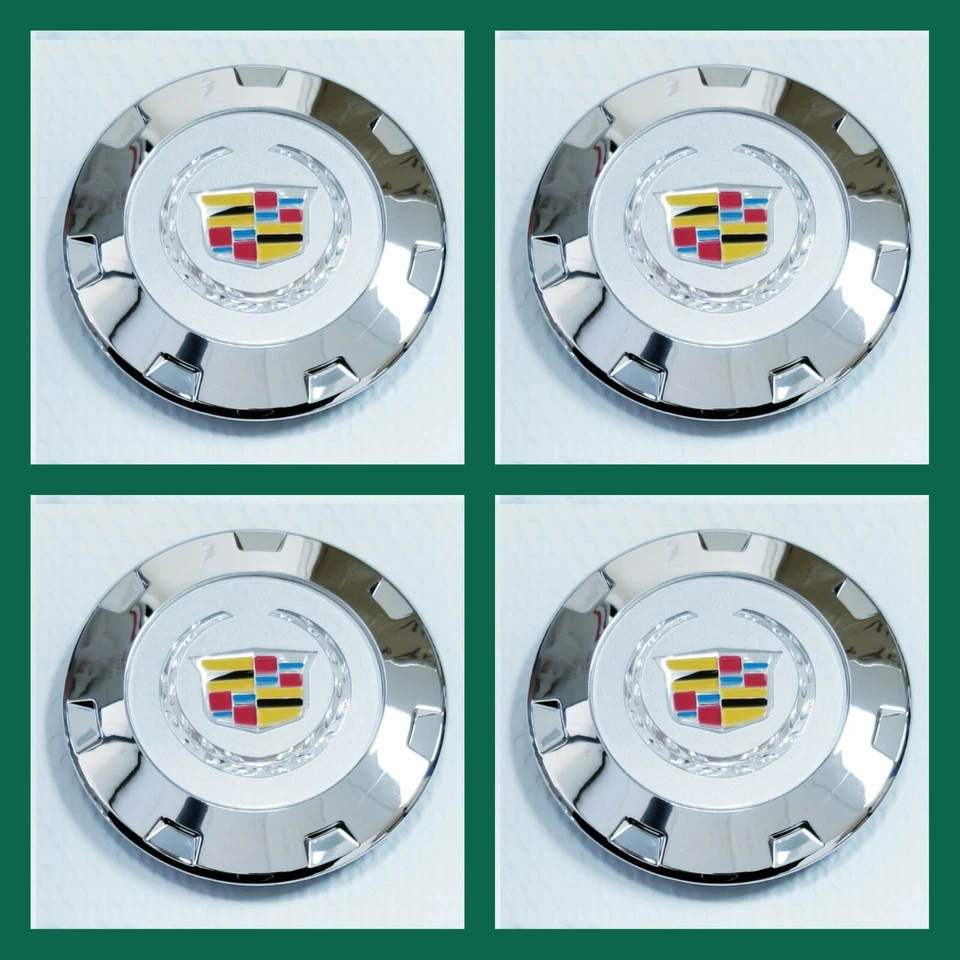 CC24 D097*4 Wheels Center Cap 7.25" For CADILLAC ESCALADE CHROME COLORED 22" 4pc - Image 1 of 1