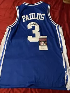 DUKE BLUE DEVILS- GREG PAULUS SIGNED AUTOGRAPH JERSEY JSA COA BASKETBALL - Picture 1 of 7