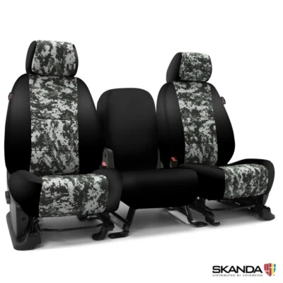 Custom-Fit Neosupreme Seat Covers Urban Digital Camo w/Black Sides Camouflage - Imagem 1 de 3