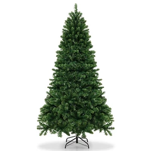 Topbuy 6' Spruce Hinged Tree Pre-Lit Artificial PVC Christmas Tree W/ 560 Lights - Picture 1 of 10