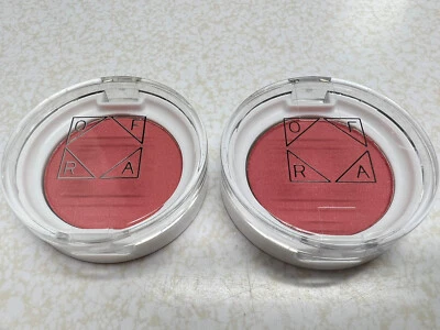 Lot Of 2 OFRA COSMETICS Pressed Blush Coral Candy Apple 4 g. New Travel Size. - Image 1 of 2