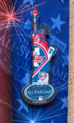 2008 AS All-Star Philadelphia Phillies Statues on Parade pin Statue of Liberty - Image 1 of 4