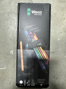 Wera 950/9 Hex-Plus Multicolor 1 SB L-Key Set Metric 9 Pieces 05073593001 - Picture 1 of 3