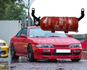 Fire extinguisher mount holder bracket for Nissan 180SX 200SX 240SX S14 - Foto 1 di 9