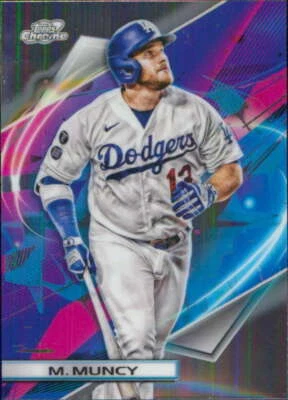 2022 Topps Cosmic Chrome #146 Max Muncy Los Angeles Dodgers - Image 1 of 2