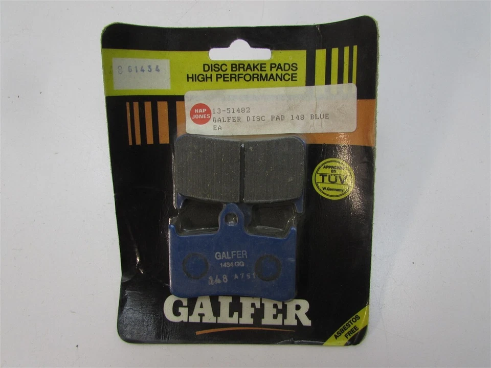 Pastillas de freno delanteras Galfer Performance 13-51482 Honda CB900F CB1000 CBR900RR Foto 1 de 1