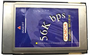 PCMCIA 56Kbps V.90 56K Data / FAX MODEM PC CARD Model : 1456VQC-T2 #WL88 - Zdjęcie 1 z 4