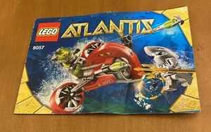 Lego 8057 Atlantis Wreck Raider Instruction Manual ONLY - No Pieces - Picture 1 of 2