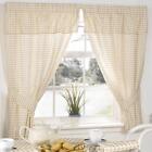 Gingham Kitchen Curtain Sets Molly Checked Ready Made Pencil Pleat Curtains Pair
