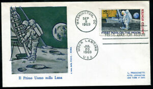 20 Luglio 1969 - "Il Primo Uomo sulla Luna" - Busta con annullo "Moon Landing"