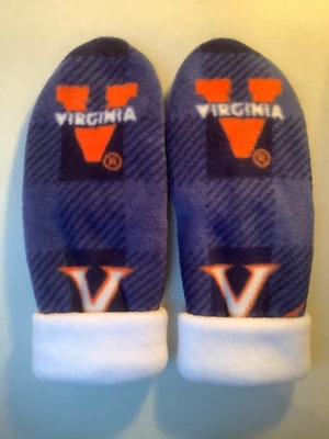 VIRGINIA UVA CAVALIERS MITONES HECHOS A MANO para mujer NCAA polar guante de invierno WAHOO Foto 1 de 4