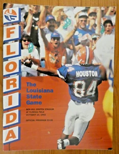 10/10/1992 - LSU Tigers @ FLORIDA Gators - Football PROGRAM - Picture 1 of 4