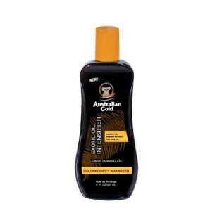 2Cts 8oz/Count Exotic Oil Intensifier Dark Tanning Oil