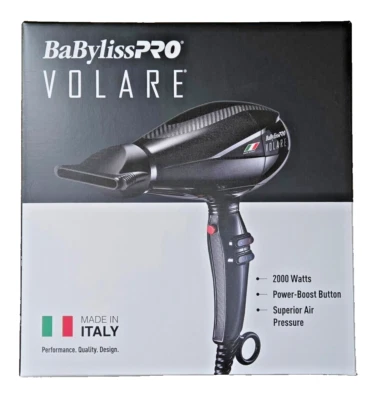 NUEVO Y ACTUAL BaByliss PRO Volare Ferrari Diseñado Secador de Pelo-BLK-BVOL1 Foto 1 de 3