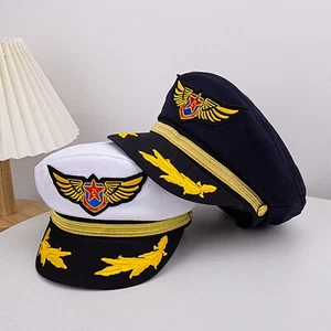 Unisex Capitán Regalo Sombrero Hebilla Top Cosplay Prendas para la cabeza Gorra Ajustable Clásico Nuevo - Imagen 1 de 27
