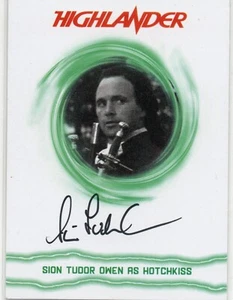 Highlander 2024 Expansion: BWST01 Sion Tudor Owen as Hotchkiss Autograph Card - Foto 1 di 1