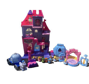 Fisher Price Little People Disney Princess Magical Wand Palace Cinderella Lot