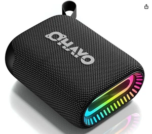 Bluetooth Speaker, Portable Wireless Speaker with RGB Lights, IPX7 Waterproof, 1 - Bild 1 von 7