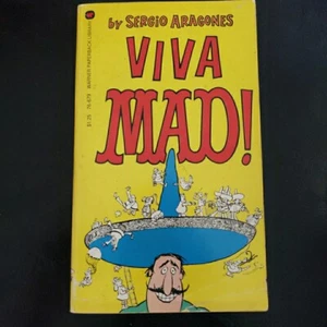 Viva Mad! by Sergio Aragones (1975 Warner PB 1st print) - Imagen 1 de 9