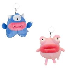 Sausage Mouth Monsters Plush Dolls Pendant Keychain for Valentines Day