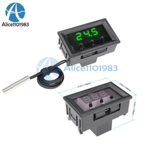 W1209 DC 12V Digital Thermostat Temperature Controller Sensor -50~110°C w/ Case - Picture 1 of 10