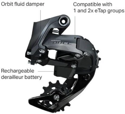 Desviador trasero SRAM Force 12 velocidades eTap AXS 12S Foto 1 de 4