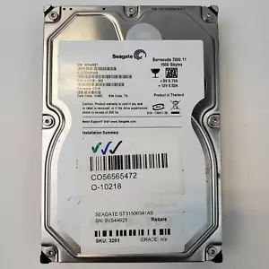 Seagate ST31500341AS 1.5TB 3.5" SATA Internal HDD | Grade A - Picture 1 of 2