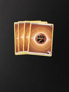 4x Kämpfenergie Pokemon Liga Preispaket Serie 3 Karten NM Pack Frisch - Bild 1 von 1