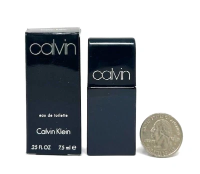 Calvin by Calvin Klein for Men 7.5 ml/.25 oz Eau de Toilette Miniature - Image 1 of 2