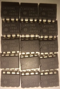 ON Semi. LM393NG Comparatore/Lotto doppia tensione x 15/NOS/8 pin plastica DIP pkg - Foto 1 di 4