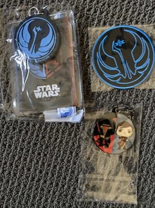 Funko Star Wars Jedi Knight Revan Bastila Shan Keychain, Lanyard, and Patch - Picture 1 of 1