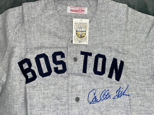 Carlton Fisk "Authentic Mitchell & Ness" Signed Autographed Jersey M&N PSA/DNA