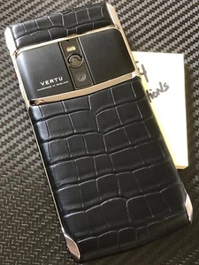 Brand NEW Genuine Vertu Signature Touch 5.2" Jet Alligator Black Extremely RARE - Picture 1 of 3