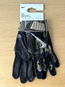 Nike Alpha Varsity Baseball Batting Gloves Mens Medium Camo Diamond Sports ($40) - Picture 1 of 10