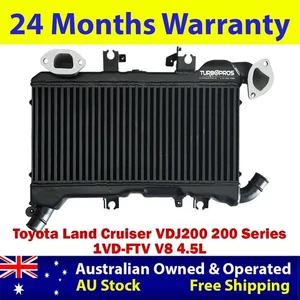 Intercooler de aluminio de 60 mm actualizado para Toyota Land Cruiser VDJ200 1VD-FTV 4,5 L - Imagen 1 de 12