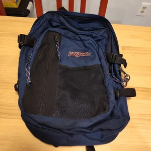 Großer Rucksack Jansport schwarz/blau Wandern Camping - Bild 1 von 11