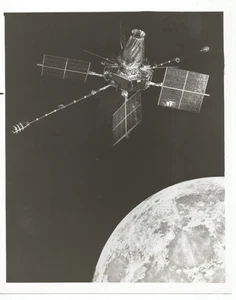 NASA photo 8" x 10": release 7/13/67 67-H-1012 ARTIST'S CONCEPT IMP-E satellite - Picture 1 of 2