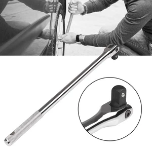 1/2" Inch Drive Breaker Bar Tool For Socket Wrench Cr-V Steel 18" Long Handle $ - Picture 1 of 8