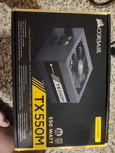 Corsair TX-M Series TX550M 550 Watt 80 Plus gold Certified PSU - Zdjęcie 1 z 4