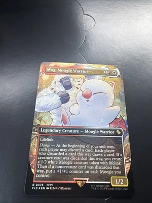 Mog, Moogle Warrior (Borderless) (Chocobo Track Foil) Final Fantasy Magic - 0476 - Image 1 of 3