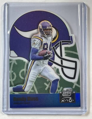 RANDY MOSS 2022 PANINI CONTENDERS OPTIC #XO-41 XS AND OS BLUE 44/99 VIKINGS - Image 1 of 2