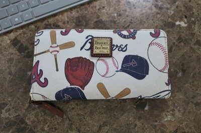 Dooney & Bourke ATLANTA BRAVES Wallet Clutch - Image 1 of 3