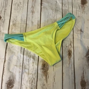 Victoria's Secret Bikinihose Gr. S Träger frech neongrün und blau Schwimmen - Bild 1 von 3