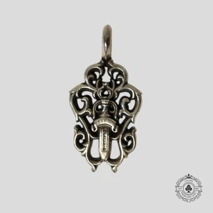Chrome Hearts Vine Dagger Pendant in Silver - Picture 1 of 2
