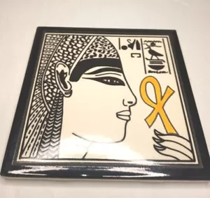 Schöne handgefertigte Königin Nofretete 10" Kunstfliese von besheer Fliesenkunstwerk - Bild 1 von 9
