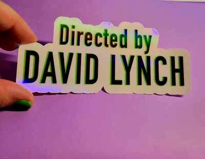 Pegatinas de vinilo holográficas dirigidas por David Lynch Twin Peaks inspiradas Foto 1 de 4