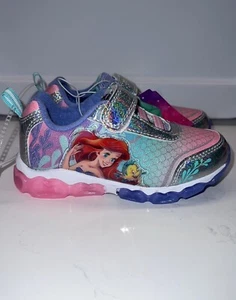 Little Mermaid Ariel girls shoes size 10 light up shoes - Picture 1 of 7