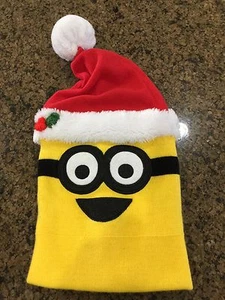 Minion Despicable Me Kids Santa Hat - Picture 1 of 7