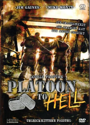 Platoon to Hell 1 + 2 , 2 Discs , only german audio , new , Dog Tags - Image 1 of 2