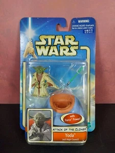 Star Wars Attack of the Clones Yoda Jedi High Council 2002 - Imagen 1 de 2